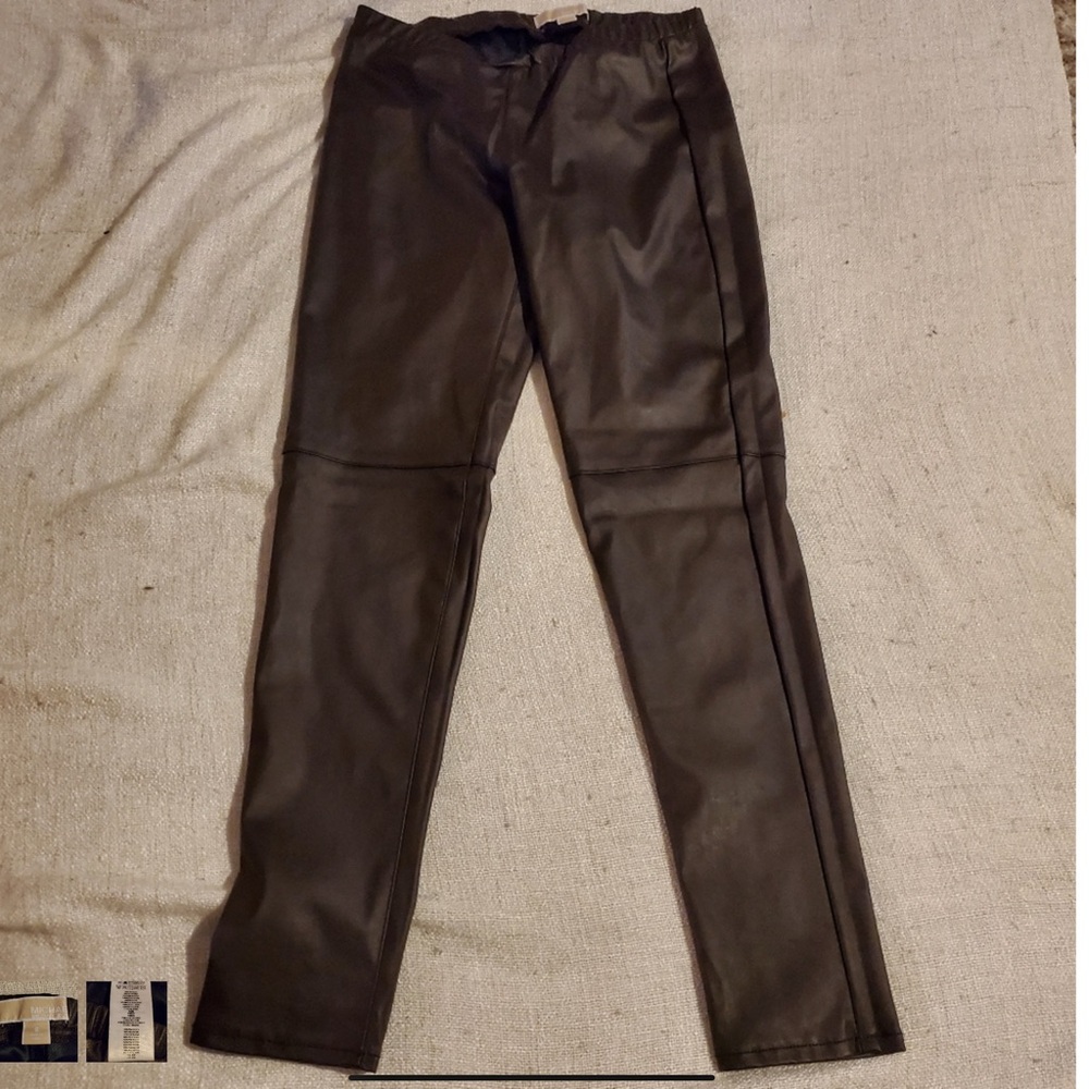MICHAEL Michael Kors faux leather leggins